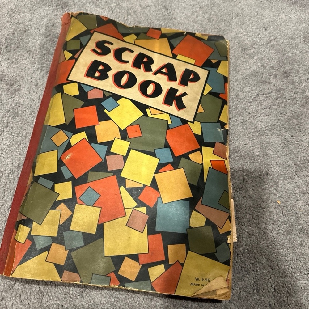 1930s  Scrapbook filled with history